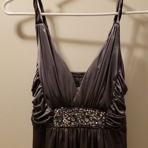 Silver Evening dress